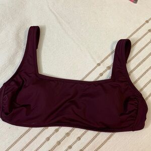 ☀️Bikini Top ☀️By KonaSol ☀️Size XL Burgundy Wine Color